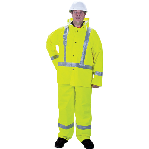 Imperm&eacute;able pour la circulation de premi&egrave;re qualit&eacute; RZ900, Petit, Jaune lime haute visibilit&eacute; Superchem Industries