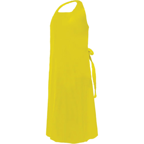 Apron, Polyurethane, 45" L x 35" W, Yellow Superchem Industries