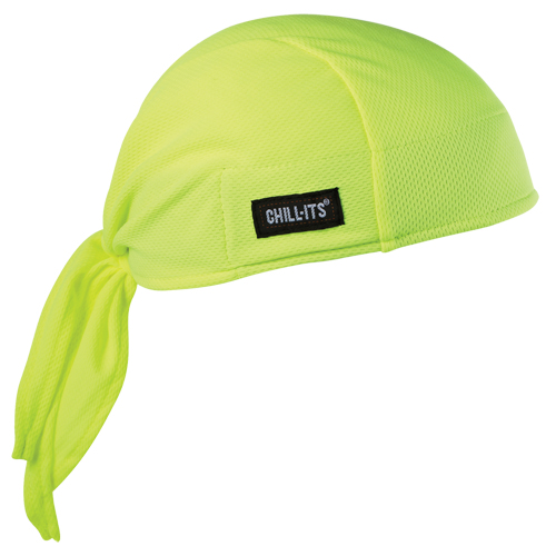 Coiffes de refroidissement Chill-Its 6615, Jaune lime haute visibilit&eacute; Superchem Industries
