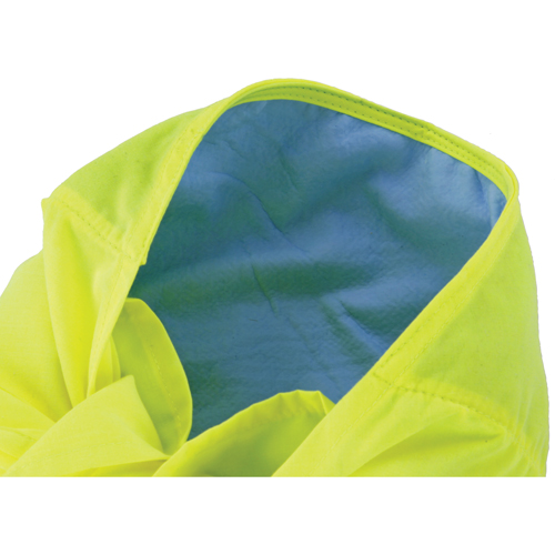 Chill-Its&reg; 6710CT Cooling Triangle Hats, High Visibility Lime-Yellow Superchem Industries