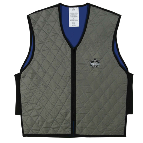 Vestes refroidissantes &agrave; &eacute;vaporation humide Chill-Its 6665, Moyen, Gris Superchem Industries