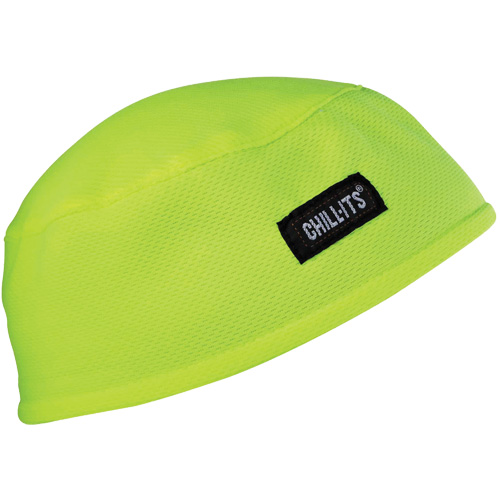 Chill-Its&reg; 6630 Cooling Skull Caps, Hi-Vis Lime Superchem Industries