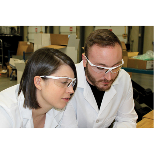 Lunettes de s&eacute;curit&eacute; s&eacute;rie Z1500, Lentille Transparent, Anti-&eacute;gratignures, R&eacute;pond ou surpasse la norme CSA Z94.3 Superchem Industries