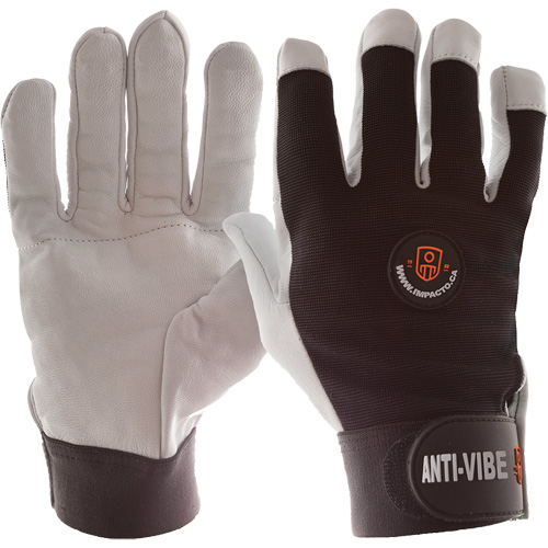 Anti-Vibration Air Glove&reg;, Size Medium, Pearl Leather Palm Superchem Industries