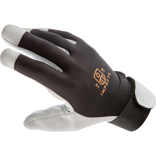 Anti-Vibration Air Glove&reg;, Size Medium, Pearl Leather Palm Superchem Industries