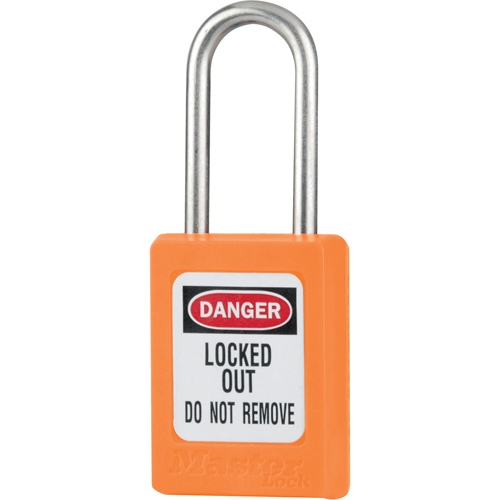 Cadenas de s&eacute;curit&eacute; S31 Zenex, Orange, Cl&eacute;s diff&eacute;rentes, Thermoplastique, Largeur de 1-3/8" Superchem Industries
