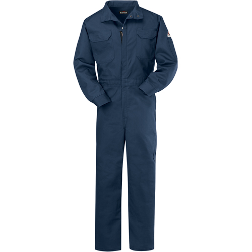 Classic Welding Coveralls, Size 38, Navy Blue, 11.2 cal/cm² Superchem Industries