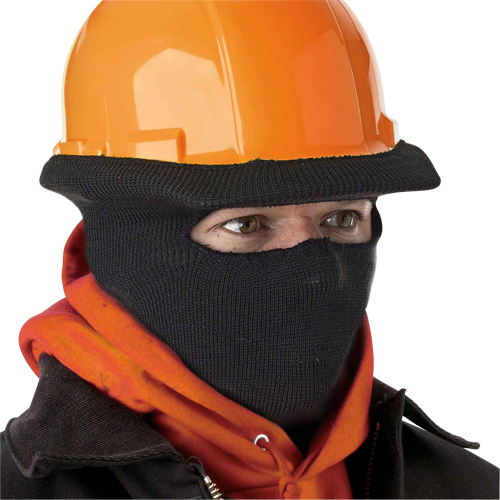 Coiffe extensibles &agrave; enfiler pour casques de s&eacute;curit&eacute;, Taille unique, Noir Superchem Industries