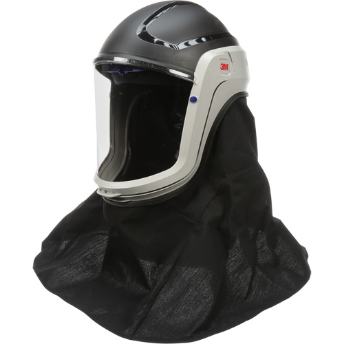 Assemblage de casque Versaflo avec visi&egrave;re de premi&egrave;re qualit&eacute; et enveloppe r&eacute;sistante aux flammes, Universel, Casque rigide, Bavette Simple Superchem Industries