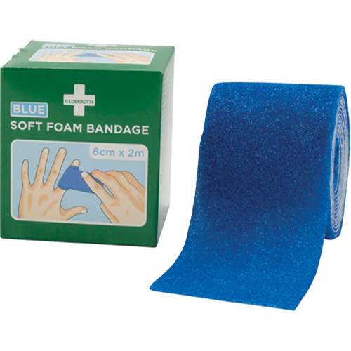 Soft Foam Bandages, Cut to Size L x 2-1/2" W, Class 1, Self-Adherent Superchem Industries