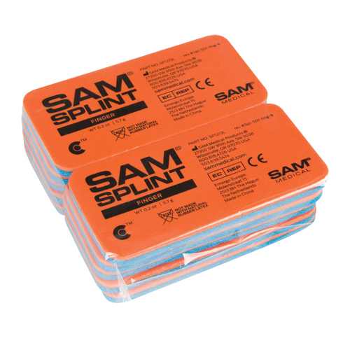 Sam&reg; Splints, Finger and Toe, Aluminum Foam Padded, 1-13/16", Class 1 Superchem Industries
