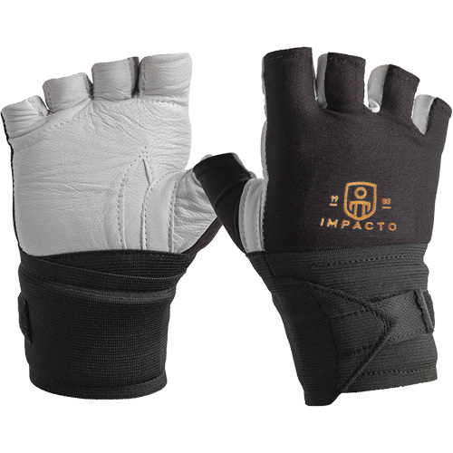 Anti-Vibration Gloves- Right, Size Small, Grain Leather Palm Superchem Industries