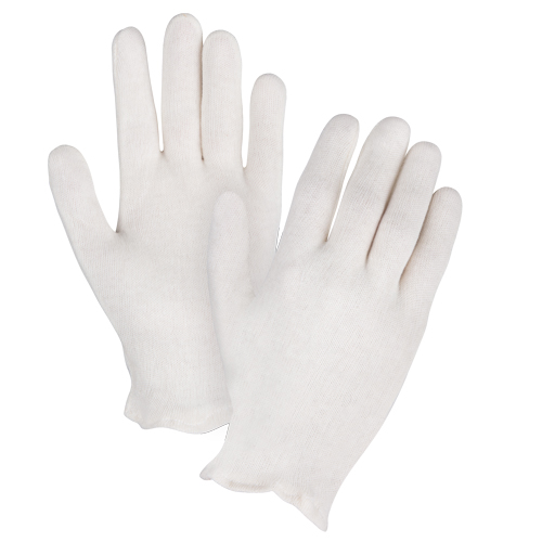 Gants d'inspection de poids moyen, Poly/coton, Poignet &agrave; ourlet, Dames Superchem Industries