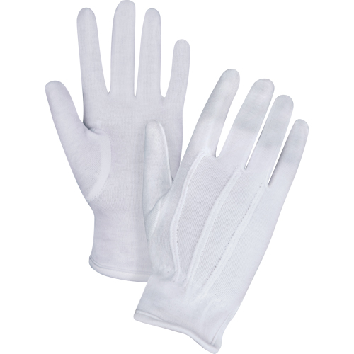 Parade/Waiter's Gloves, Cotton, Hemmed Cuff, Small Superchem Industries