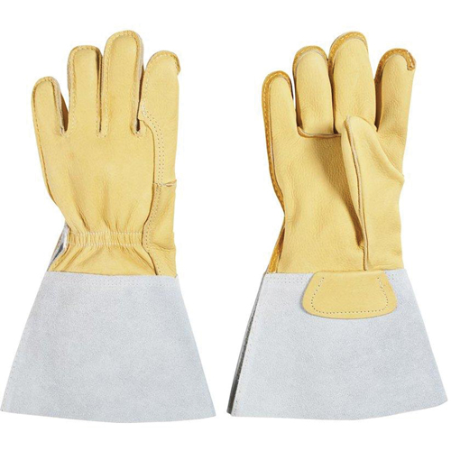 Welding Gloves, Grain Cowhide, Size Small Superchem Industries