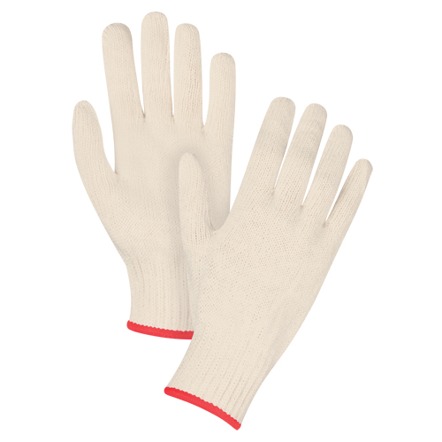 Heavyweight String Knit Gloves, Poly/Cotton, 7 Gauge, Small Superchem Industries