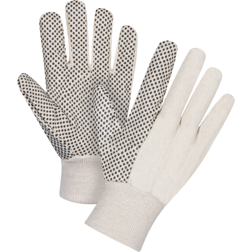 Gants en toile de coton &agrave; pois sur la paume, 8 oz, Petit Superchem Industries