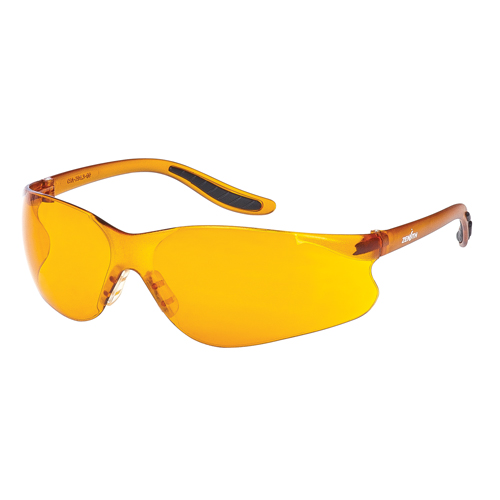 Z500 Series Safety Glasses, Orange Lens, Anti-Scratch, ANSI Z87+/Meets/Exceeds CSA Z94.3 Superchem Industries