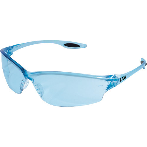 Lunettes de s&eacute;curit&eacute; Law 2, Lentille Bleu, Anti-&eacute;gratignures, ANSI Z87+ Superchem Industries