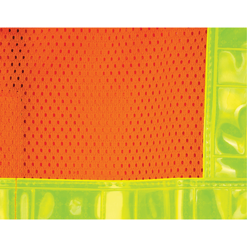 Veste de s&eacute;curit&eacute; pour la circulation d&eacute;tachable en cinq points, Orange haute visibilit&eacute;, Moyen, Polyester Superchem Industries