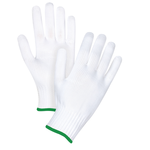 Gants tricot&eacute;s sans couture, Polyester, Calibre 10, Moyen Superchem Industries