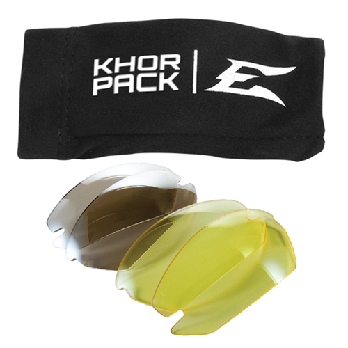 Khor Safety Glasses Replacement Lenses, Anti-Fog/Anti-Scratch, Clear, Khor Superchem Industries