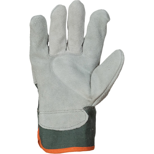 Gants d'ajusteur Endura, Grand, Paume en Cuir refendu, Doublure en Coton Superchem Industries