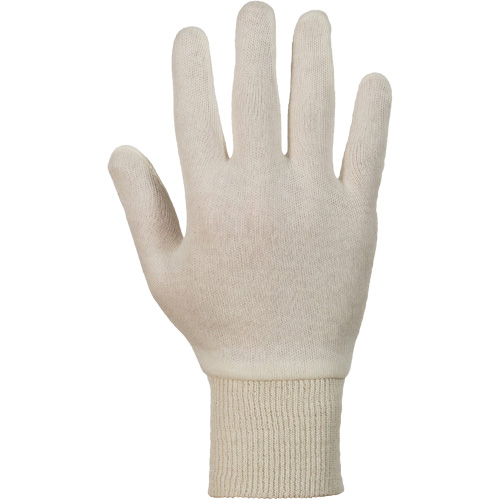 Superior&reg; ML80K Knit Gloves, One Size, White, Unlined, Knit Wrist Superchem Industries