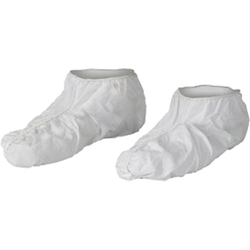 Couvre-chaussures Kleenguard A40, Moyen, Vinyle, Blanc Superchem Industries