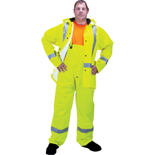 Imperm&eacute;able pour la circulation de premi&egrave;re qualit&eacute; RZ900, Polyester, Petit, Jaune lime haute visibilit&eacute; Superchem Industries