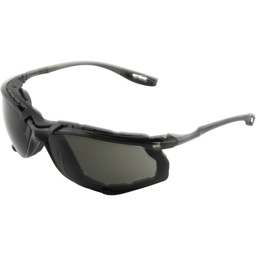 Virtua Safety Glasses with Foam Gasket, Grey/Smoke Lens, Anti-Fog, ANSI Z87+/Meets/Exceeds CSA Z94.3 Superchem Industries