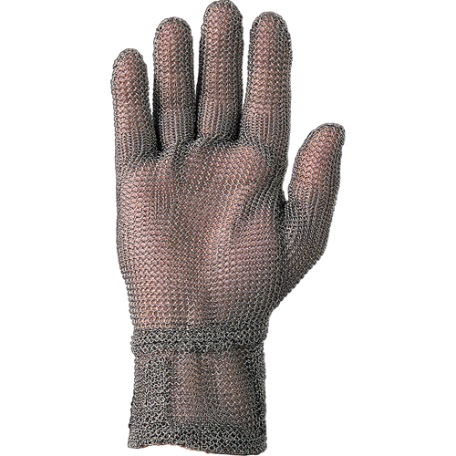 2" Cuff Mesh Glove, Size Small/7, Stainless Steel Shell, ANSI/ISEA 105 Level 5 Superchem Industries
