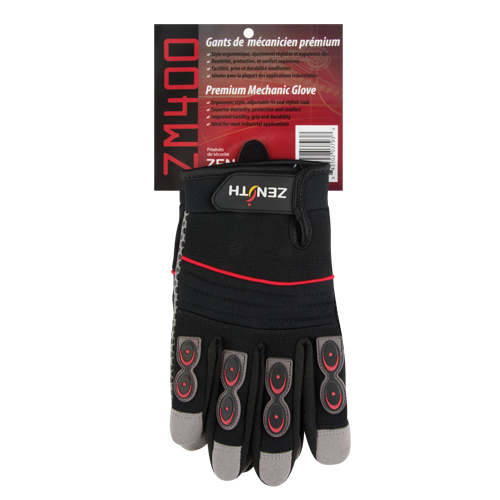 Gants pour m&eacute;canicien ZM400 de premi&egrave;re qualit&eacute;, Paume Synth&eacute;tique, Taille 2T-Grand Superchem Industries