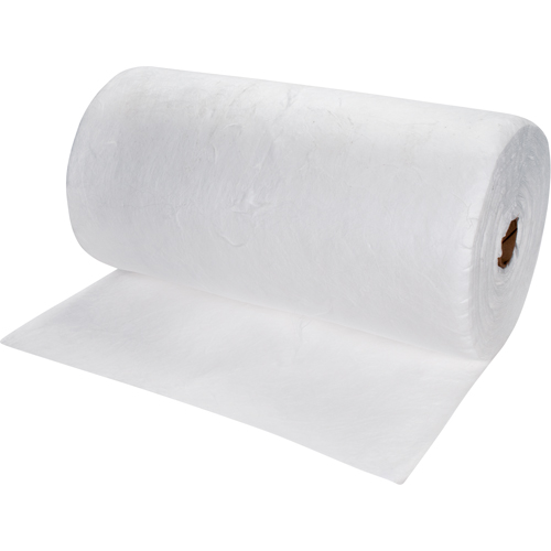 Premium Meltblown Sorbent Rolls, Heavyweight, 150' L x 30" W, 50 gal. Absorbancy Superchem Industries