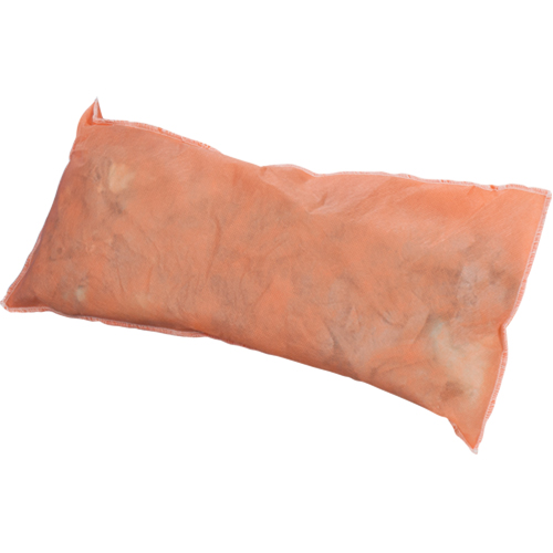 Sorbent Pillow, Hazmat, 18" L x 8" W, 30 gal. Absorbency/Pkg. Superchem Industries