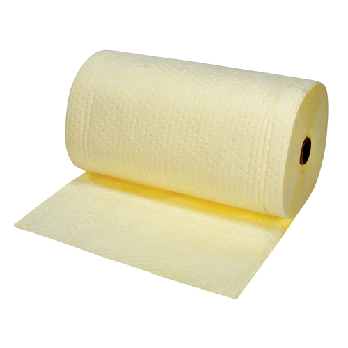 Premium Bonded Sorbent Pads, Heavyweight, 150' L x 30" W, 50 gal. Absorbancy Superchem Industries