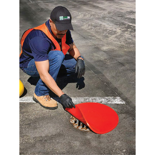 Ultra-Drain Seals&reg; Mats, Circular, 20" dia. Superchem Industries
