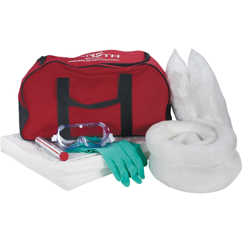 Vehicle Spill Kit, Oil Only, Bag, 10 US gal. Absorbancy Superchem Industries