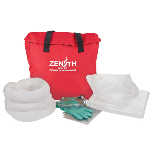 Trousse de lutte contre les d&eacute;versements de premi&egrave;re qualit&eacute; pour camion, Huile seulement, Sac, Absorbance de 10 gal. US Superchem Industries