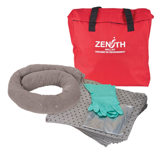Trousse &eacute;conomique de lutte contre les d&eacute;versements, Universel, Sac, Absorbance de 5 gal. US Superchem Industries