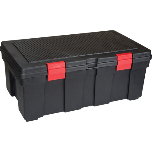 Contenant de rangement &eacute;tanche, 33" la x 19" p x 13" h, Noir Superchem Industries