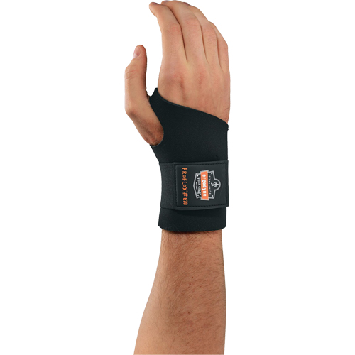 Proflex&reg; 670 Ambidextrous Single Strap Wrist Support, Neoprene, Large Superchem Industries