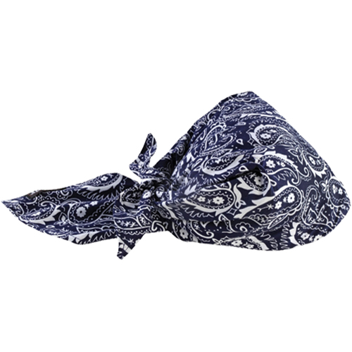 Bandeaux en triangle 6710CT de refroidissement en tissu de serviette Chill-Its, Bleu Superchem Industries