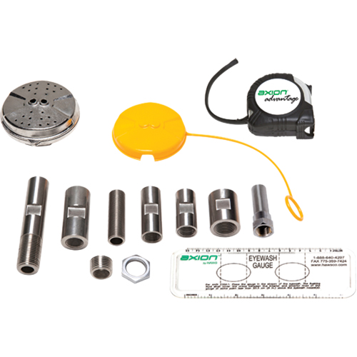 Trousse de mise &agrave; niveau pour douche oculaire/faciale Axion Advantage avec t&ecirc;te de douche oculaire/faciale en acier inoxydable Superchem Industries