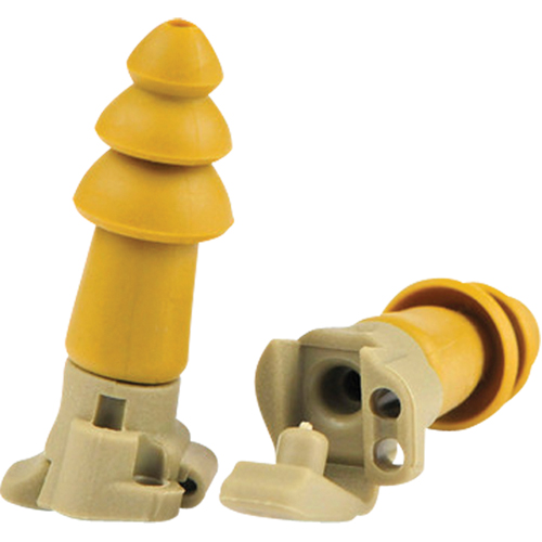 Bouchons d'oreilles BattlePlugs Impulse, Sans cordon, Paire - Boîtier en plastique, 24 dB NRR, Petit Superchem Industries