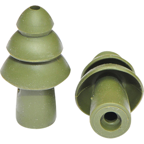 Embouts de rechange pour bouchons d'oreilles BattlePlugs, Sans cordon, Vrac - Sac en poly, 24 dB NRR, Moyen Superchem Industries