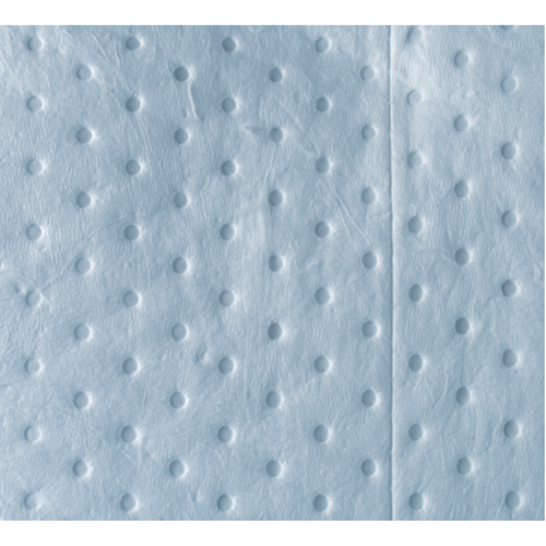 Premium Blue Bonded Sorbent Pads, Oil Only, 15" x 17", 15 gal. Absorbancy Superchem Industries
