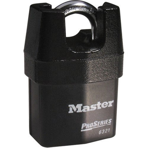 Cadenas prot&eacute;g&eacute; ProSeries, Noir, Cl&eacute;s diff&eacute;rentes, Acier lamin&eacute;, Largeur de 2-3/8" Superchem Industries