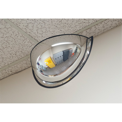180° Dome Mirror, Half Dome, Open Top, 20" Diameter Superchem Industries