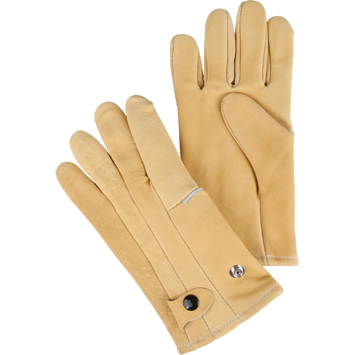 Gants de style conducteur, Grand, Paume en Cuir fleur de vache, Molleton Superchem Industries